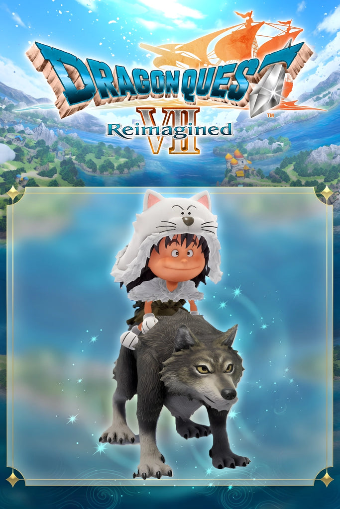 Dragon Quest VII Reimagined: White Wolf Costume Game