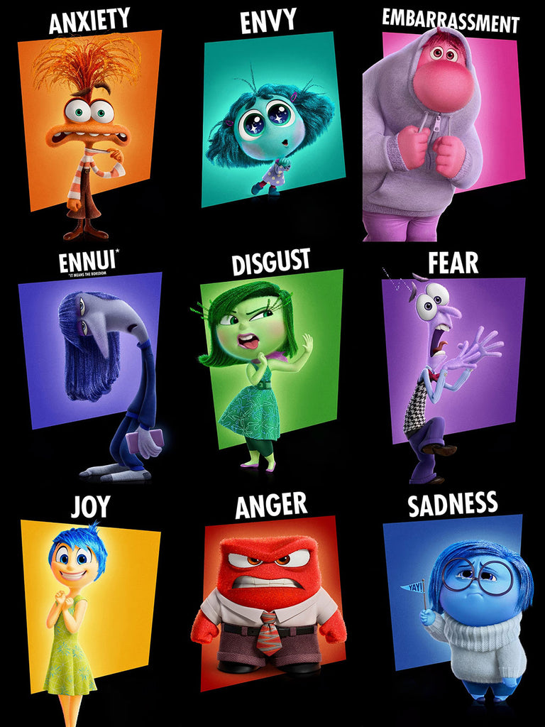 Inside Out 2 All Emotions Poster – My Hot Posters