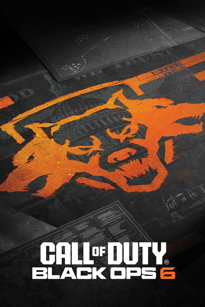 Call of Duty Black Ops 6 Game Logo Poster – My Hot Posters