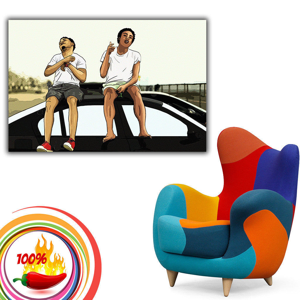 Childish Gambino Chance The Rapper Poster