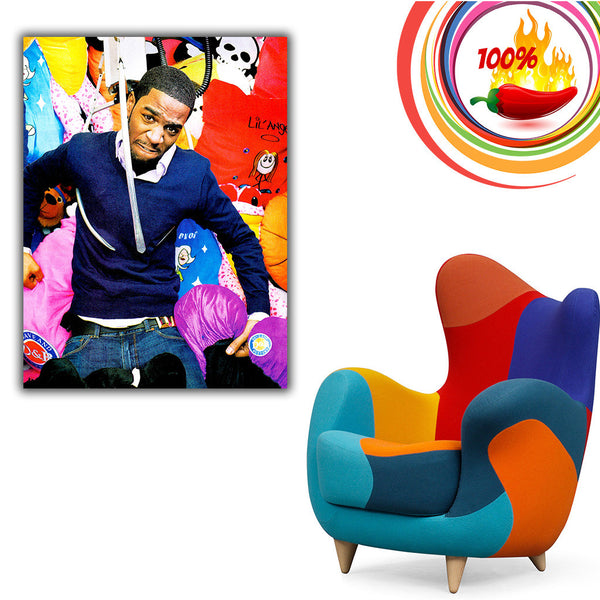 Rapper Kid Cudi Colorful Music Poster – My Hot Posters