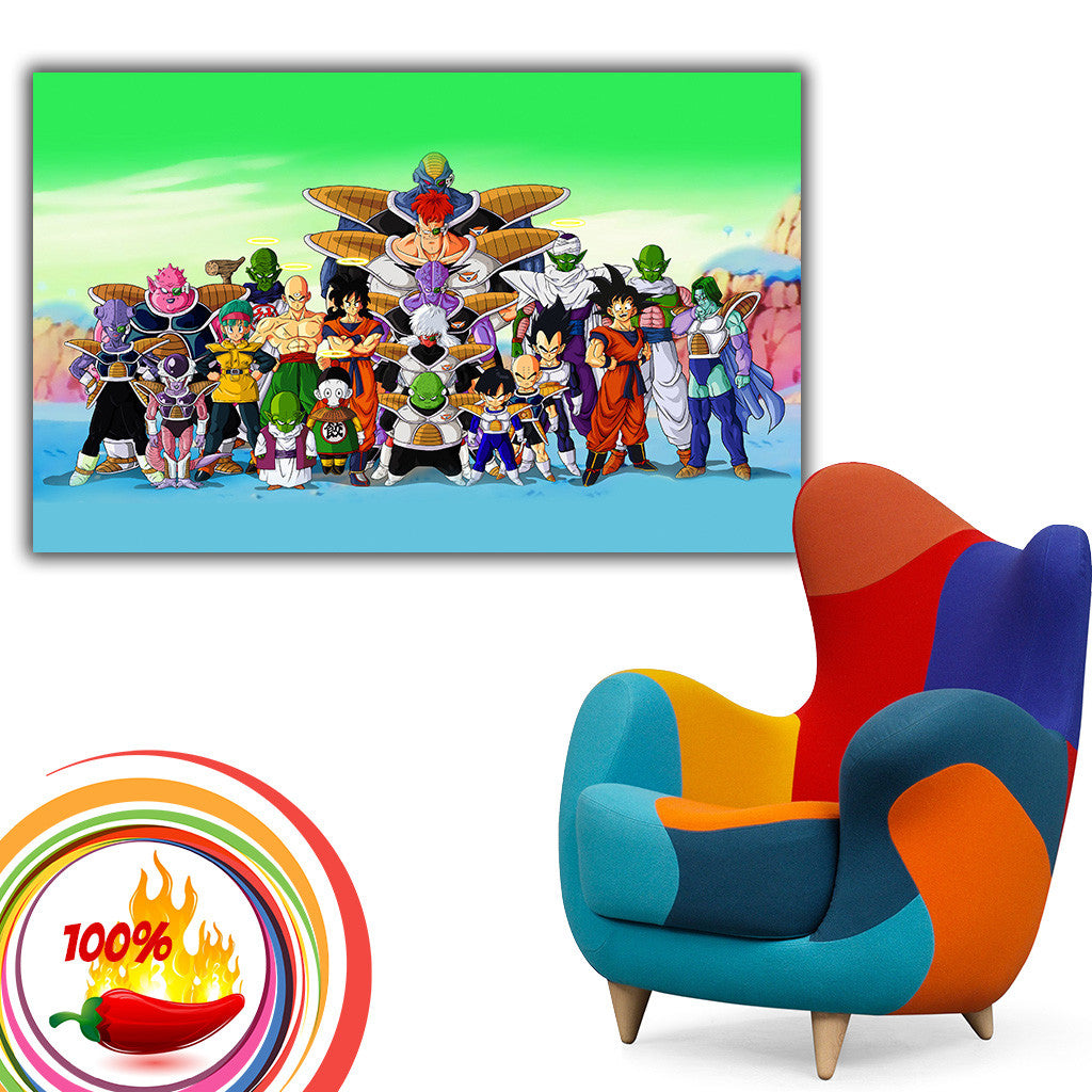 Dragon Ball Z All Characters Anime Poster