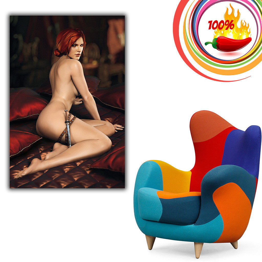 The Witcher 3 Naked Triss Merigold Hot Girl Poster – My Hot Posters