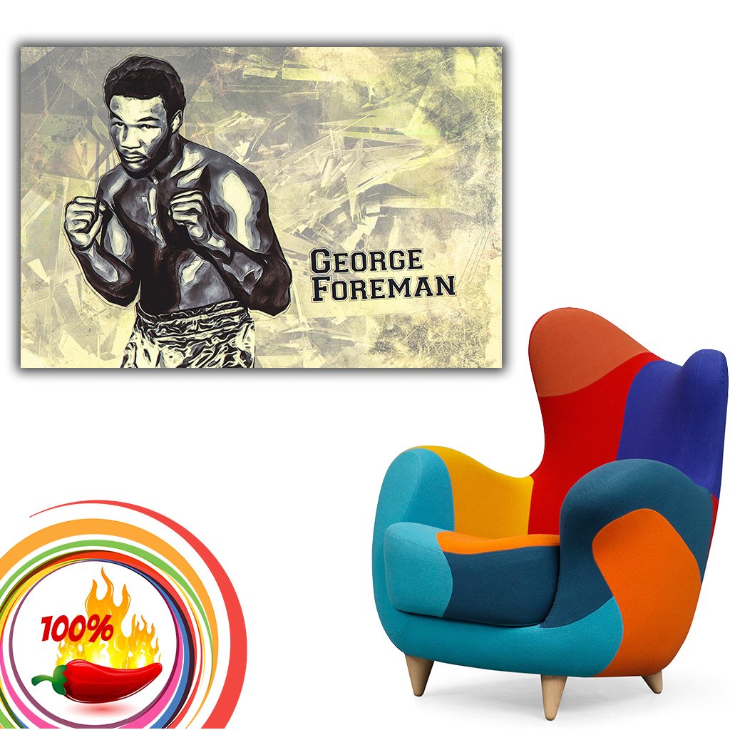 George Foreman Art Poster – My Hot Posters