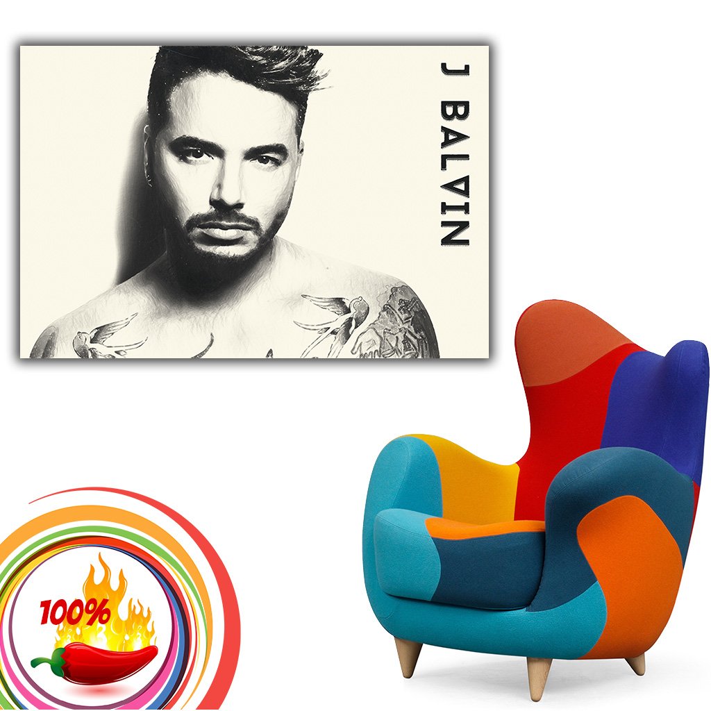 J Balvin Color Style Poster for Sale by Tranclarence