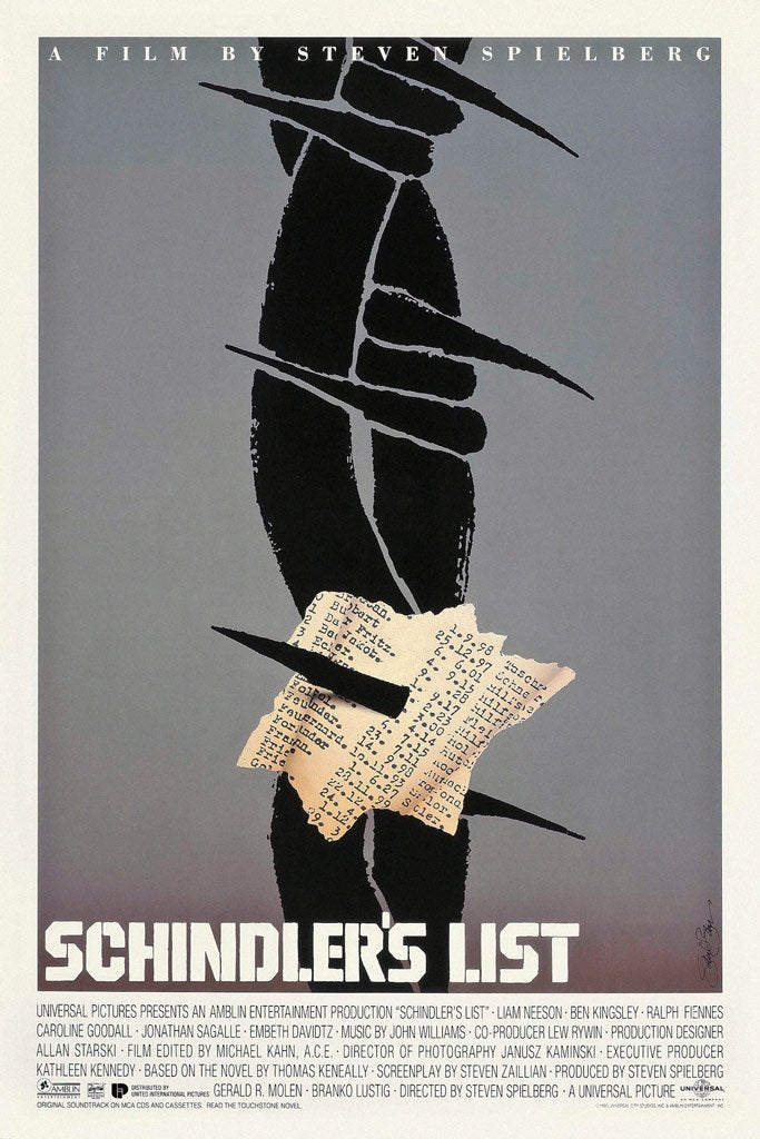 Schindler's List (1993) Poster
