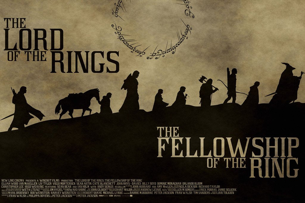 lord of the rings the fellowship of the ring poster