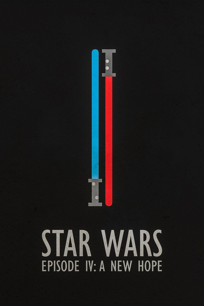 Star Wars: Episode IV - A New Hope (1977) Film Poster