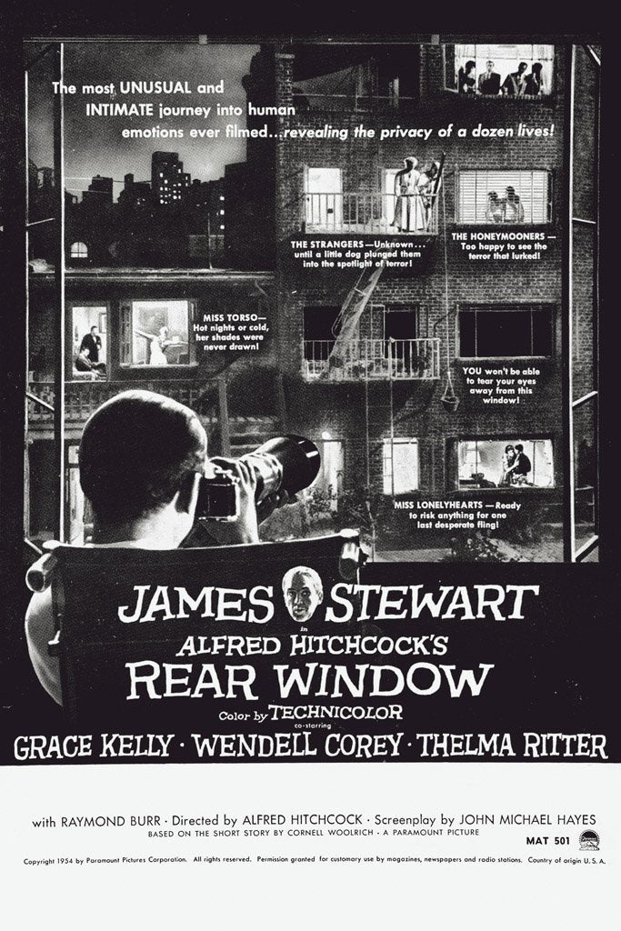 rear window original movie poster