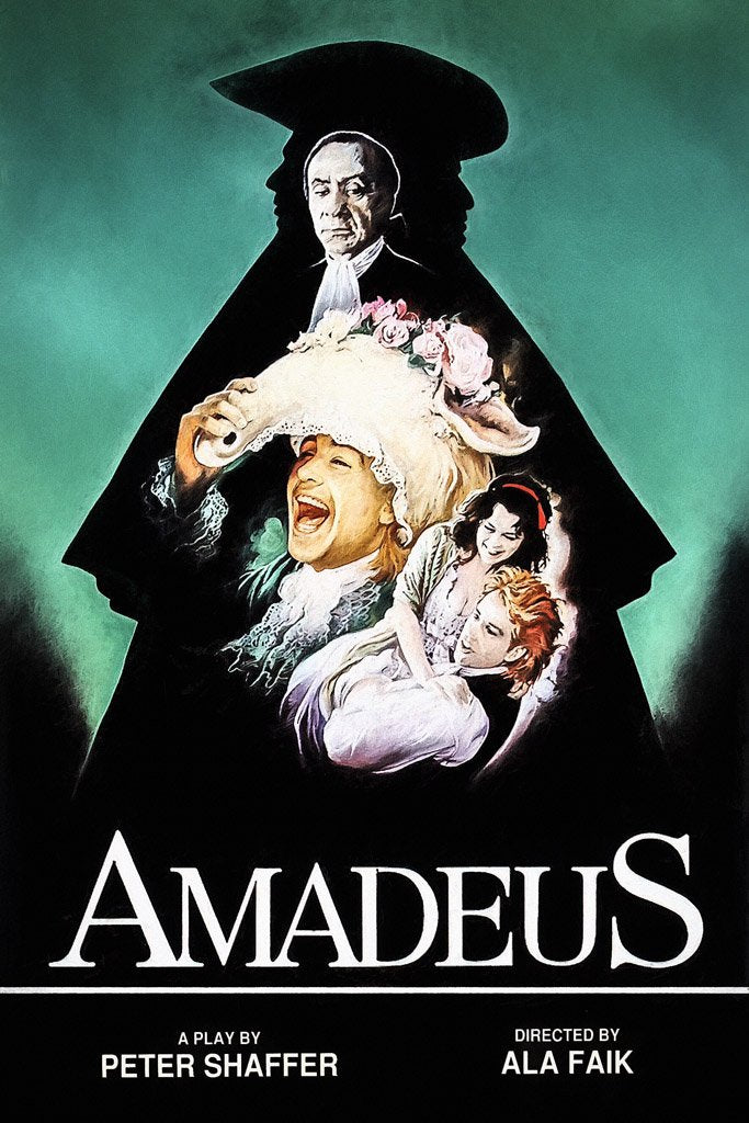巨大ポスター「アマデウス 」US版 1984年初公開 ロール状態 片面印刷 巨大ポスター「アマデウス 」US版 1984年初公開 ロール状態 片面印刷