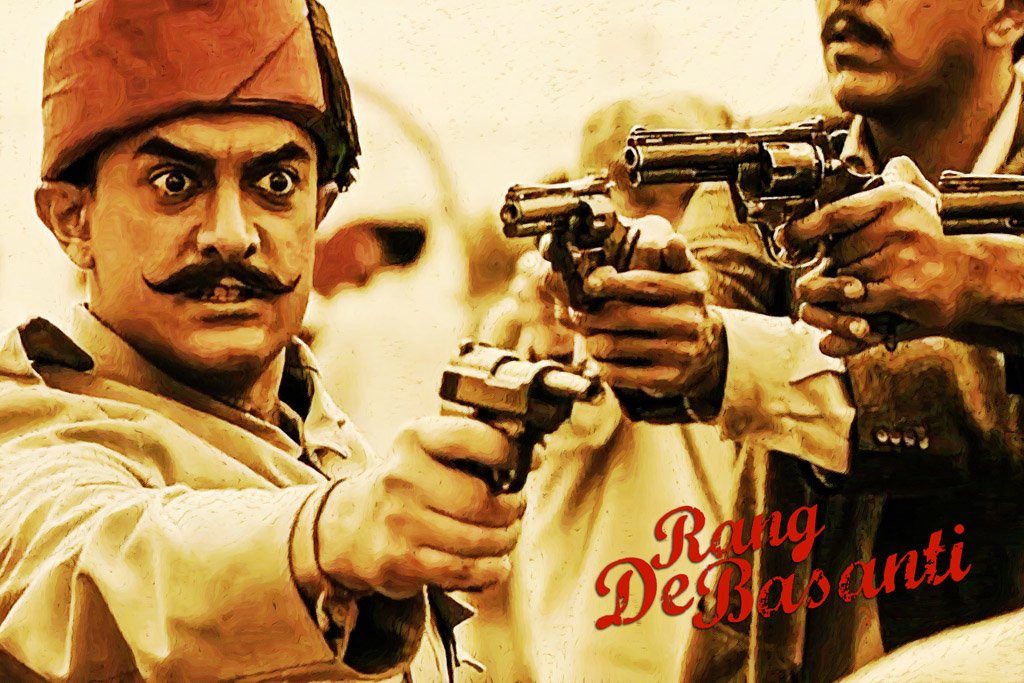 Rang De Basanti (2006) Movie Poster