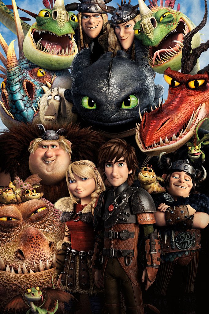 How to Train Your Dragon (2010) Poster