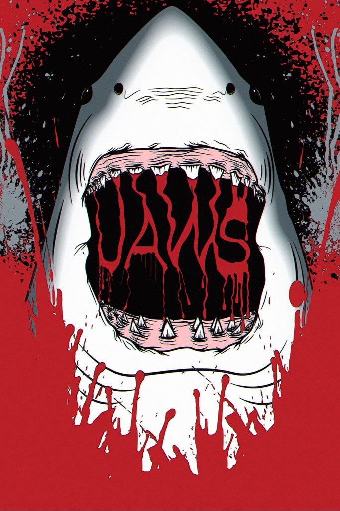 Jaws (1975) Movie Poster