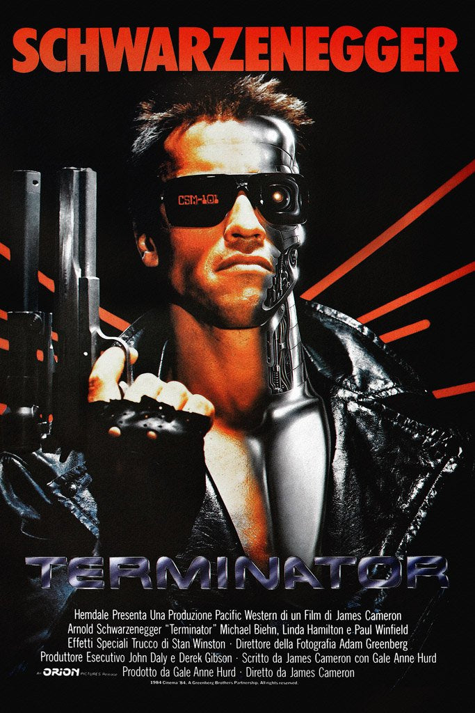The Terminator (1984) IMDB Top 250 Poster