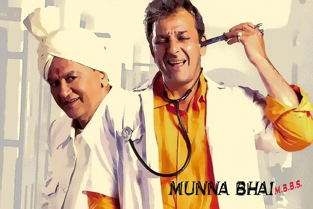 Munna Bhai M.B.B.S. (2003) IMDB Top 250 Poster