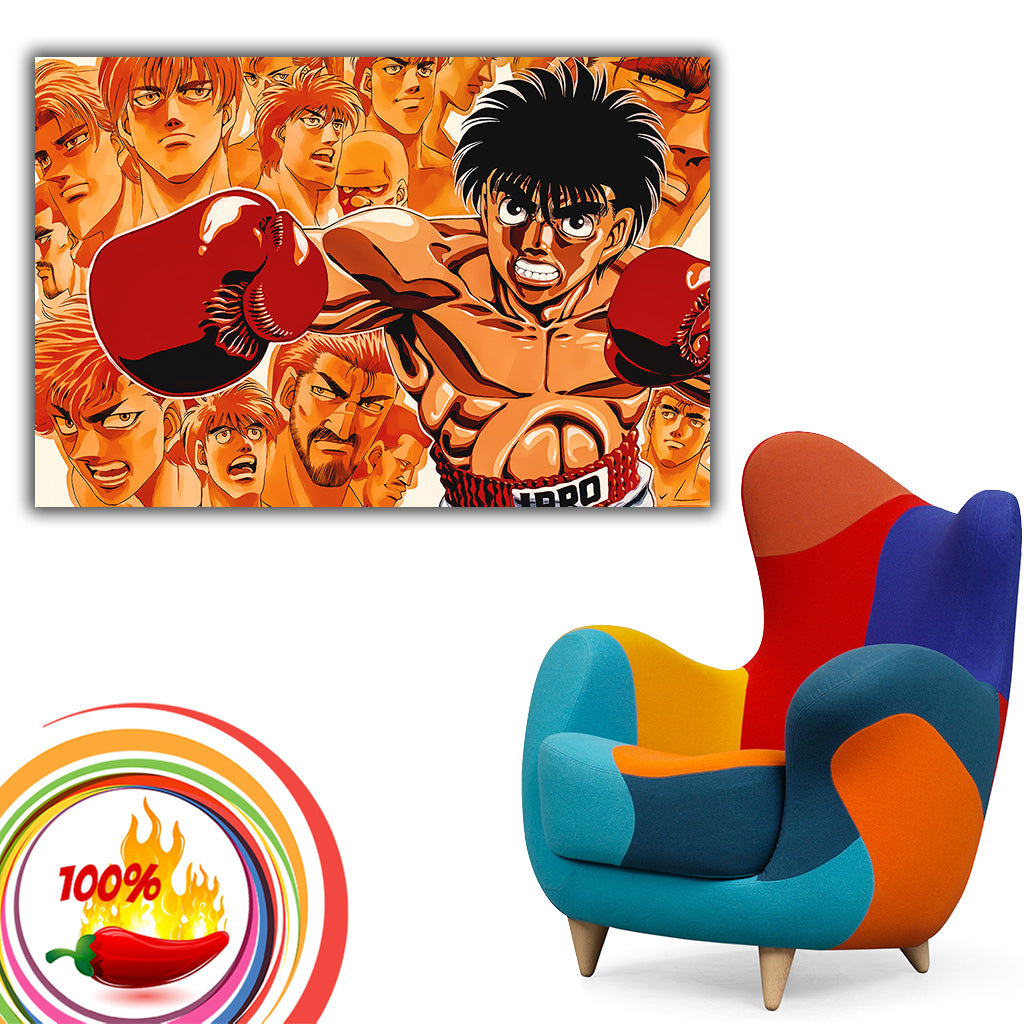 Hajime no Ippo New Challenger Anime Art Poster – My Hot Posters
