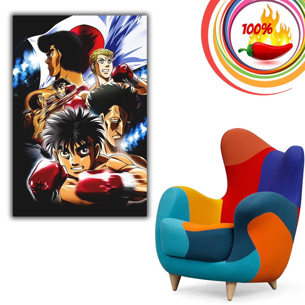 Hajime no Ippo Rising Anime Art Poster – My Hot Posters