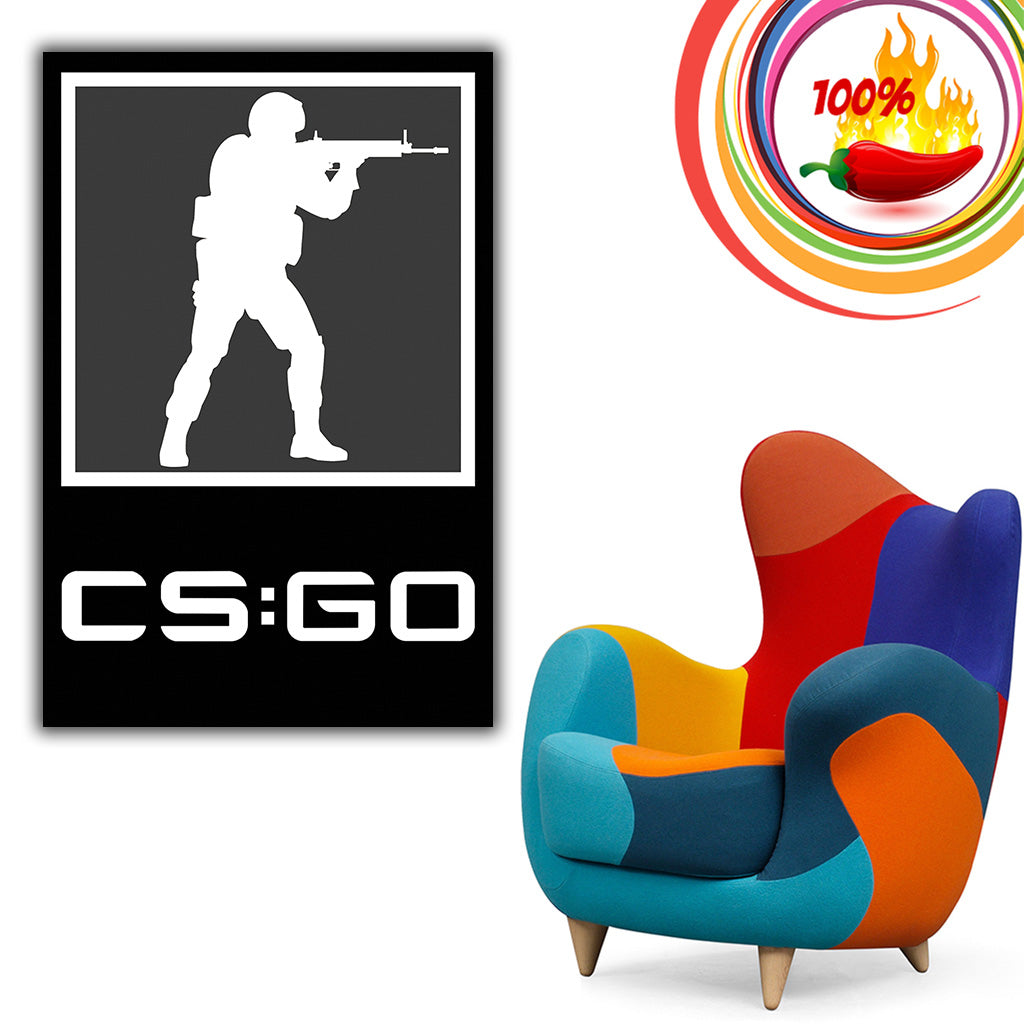 Counter Strike Global Offensive Game Logo Poster – My Hot Posters