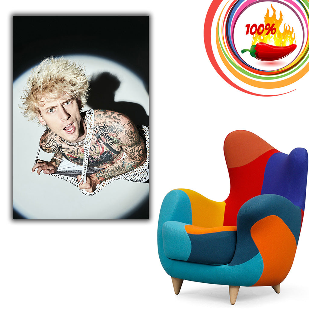 Mm Rapper Posters Machine Gun Kelly Rapper Hip-Hop Poster – My Hot Posters