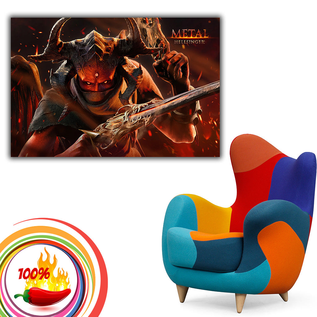 Metal: Hellsinger Video Games First Markmanship Wall Art Home - POSTER  20"x30"