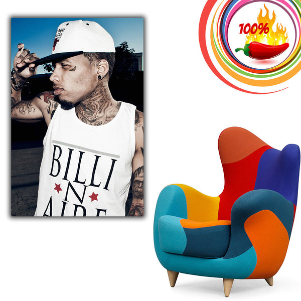 Kid Ink Cap Tattoos Hip Hop Rap Poster – My Hot Posters
