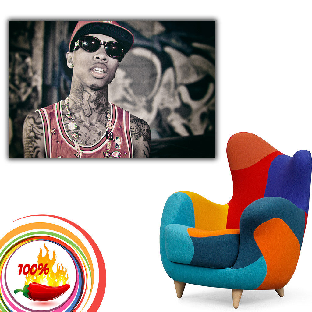 Tyga Glasses Tatoos Hip Hop Rap Poster – My Hot Posters