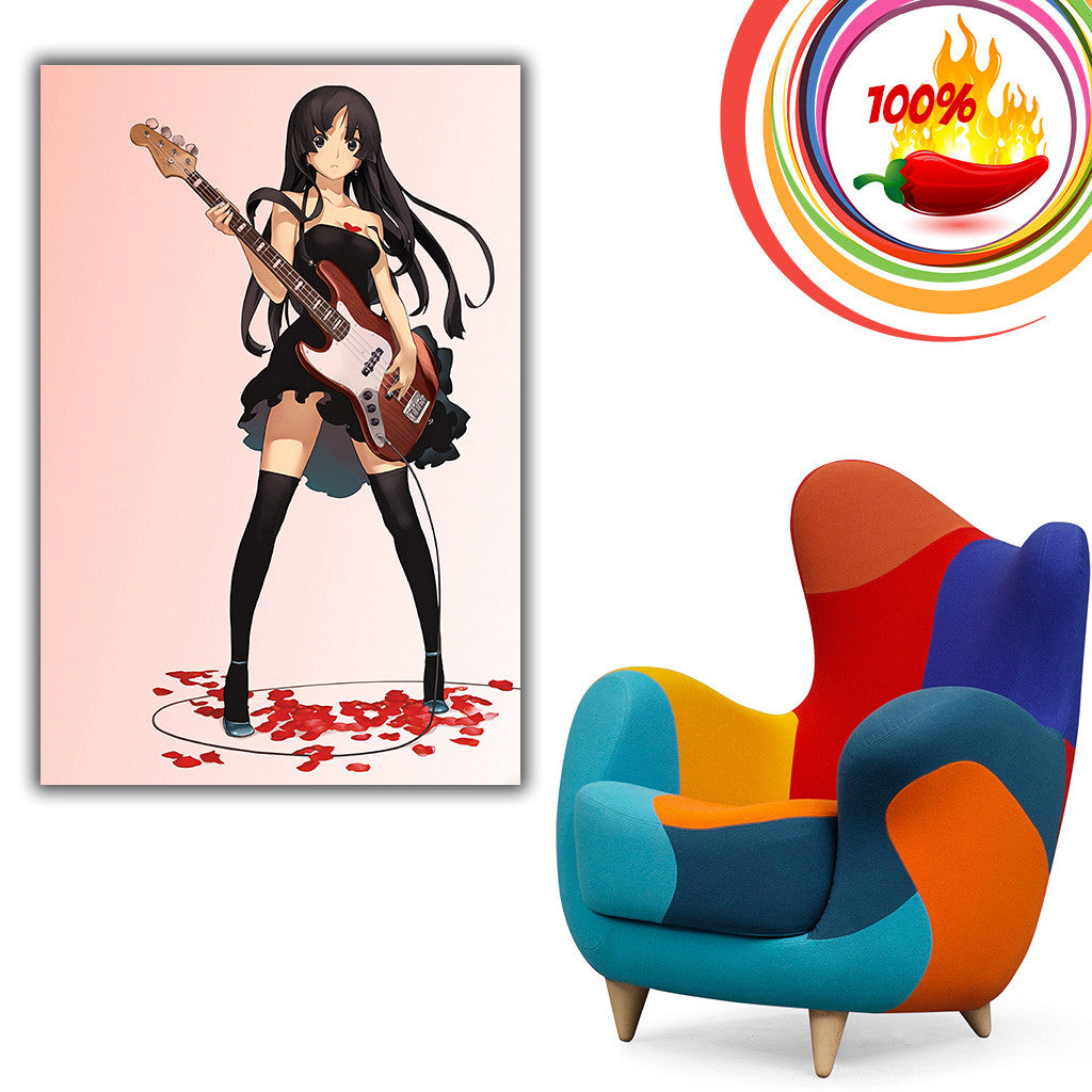 Girl Guitar Anime Musician Electric Guitar Art 4k Wallpaper | TOPpng