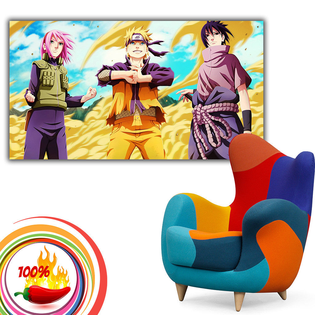 Poster, Quadro Naruto Shippuden - Naruto & Sasuke em