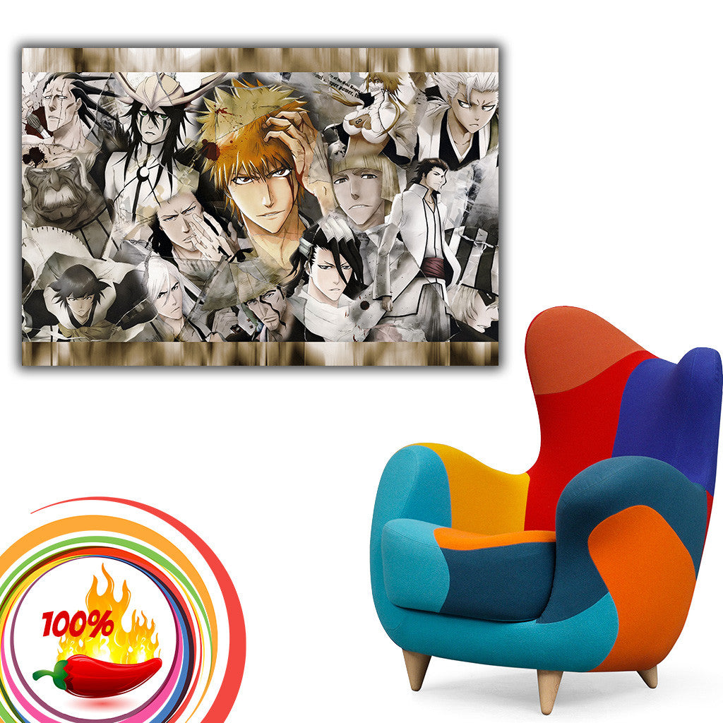 Anime Bleach Anime by Fluency Room on canvas, poster, wallpaper and more
