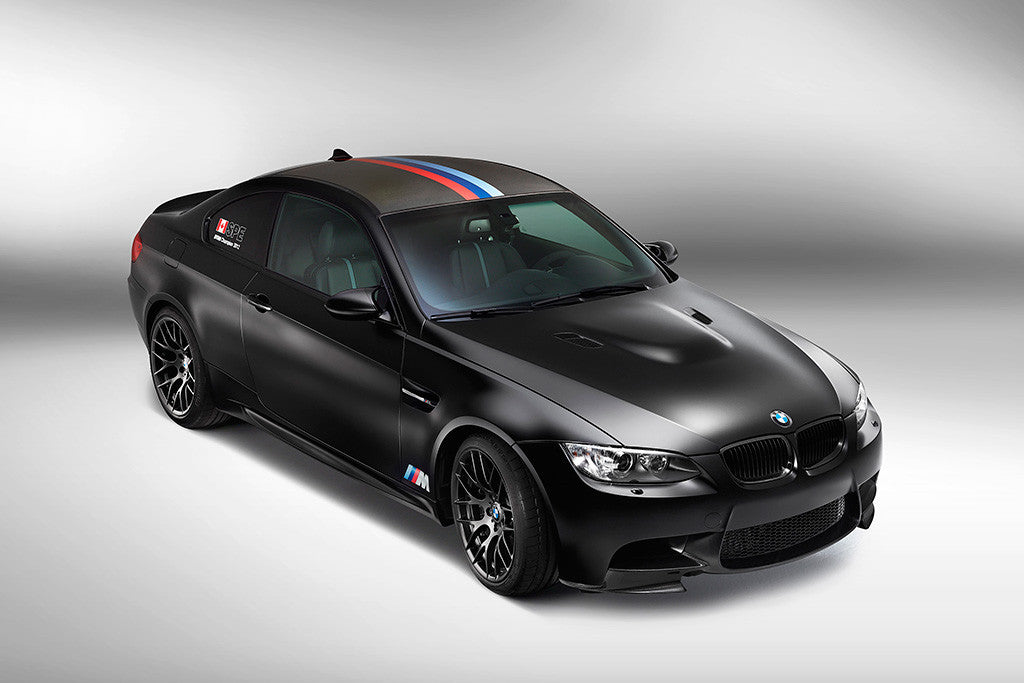 Car BMW M3 Black Matted Poster