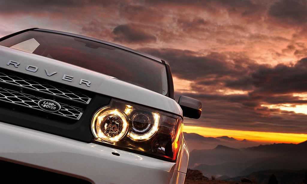 Range Rover Close Up Sunset Car Auto Poster
