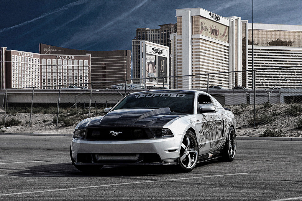 Ford Mustang Tuning Car Auto Poster