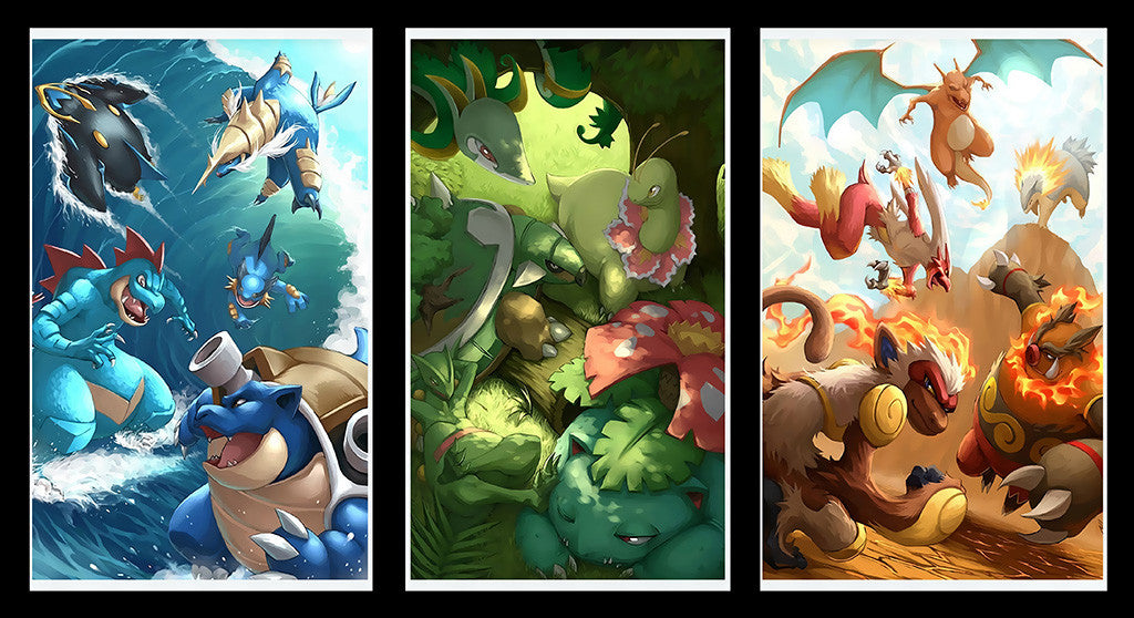 Pokemon Characters Poster
