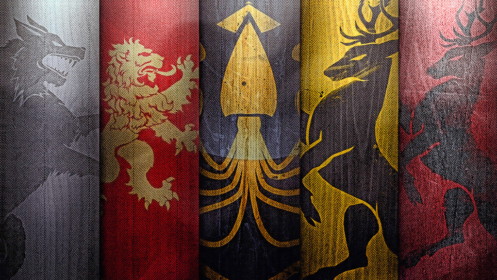 Game Of Thrones Houses Poster