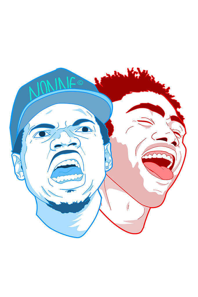Chance the Rapper and Childish Gambino Poster