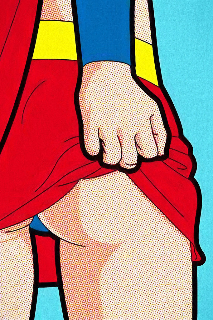 Wonder Woman Hot Sexy Girl Panties Comics Pop Poster