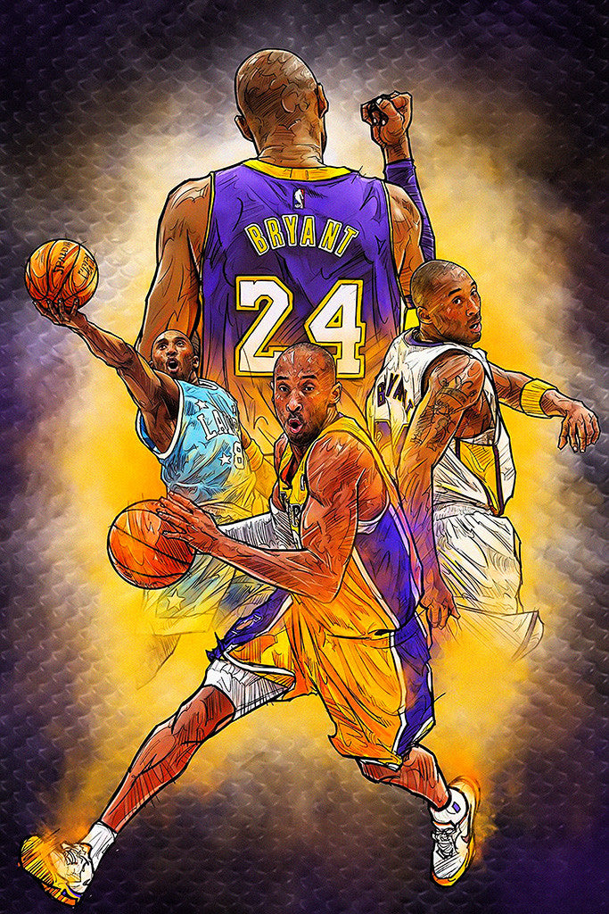 Kobe Bryant Jersey Posters and Art Prints for Sale