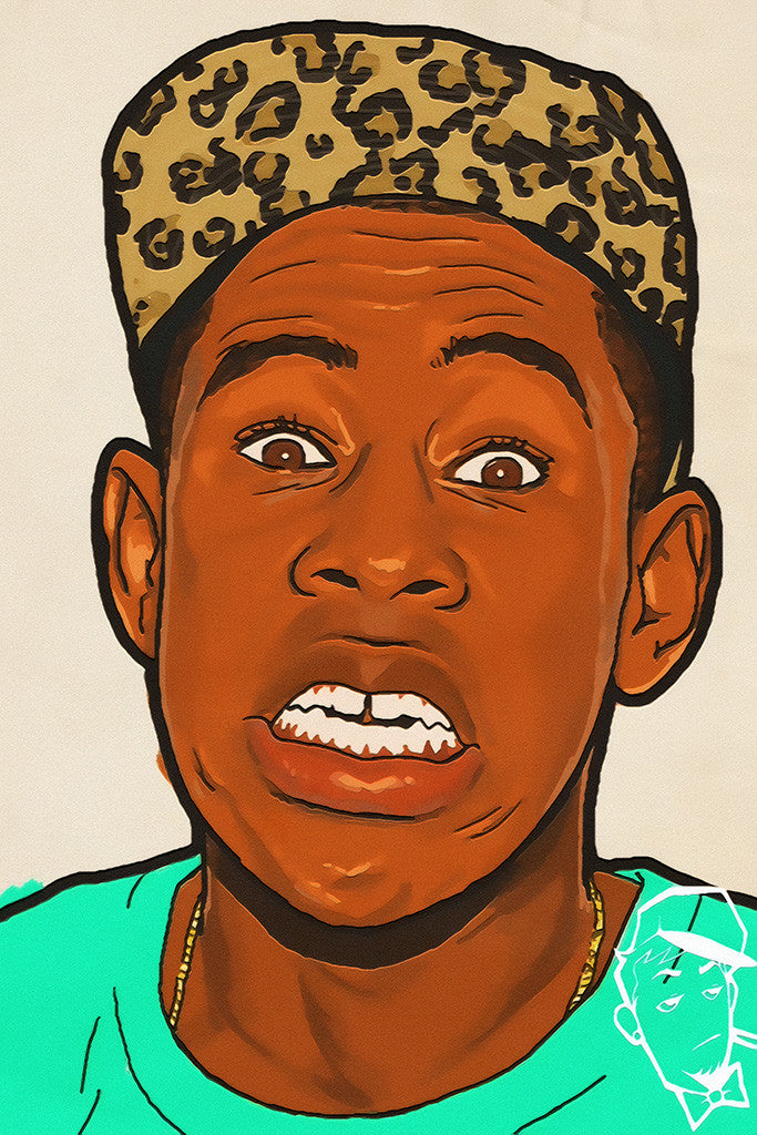 Chance The Rapper Tyler The Creator Face Poster