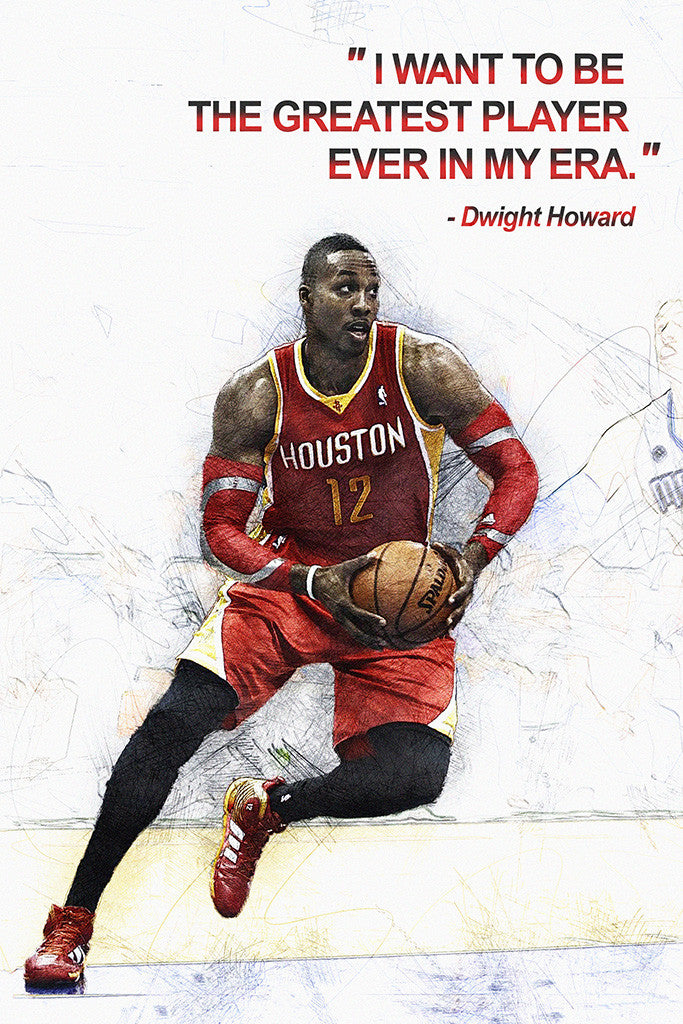 Dwight Howard Lakers Basketball NBA Poster – My Hot Posters