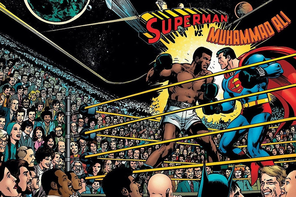 Superman vs. Muhammad Ali Fight Poster