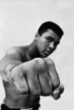 Muhammad Ali Fist Black and White Poster