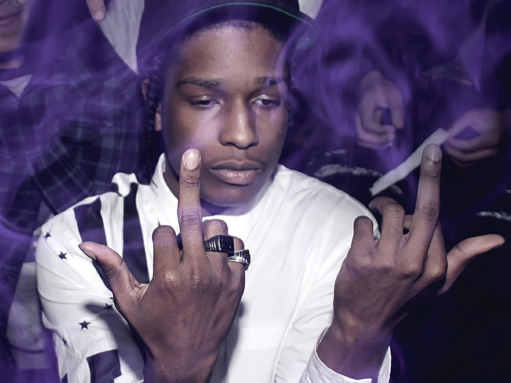 Rapper ASAP Rocky Smoke Music Poster – My Hot Posters