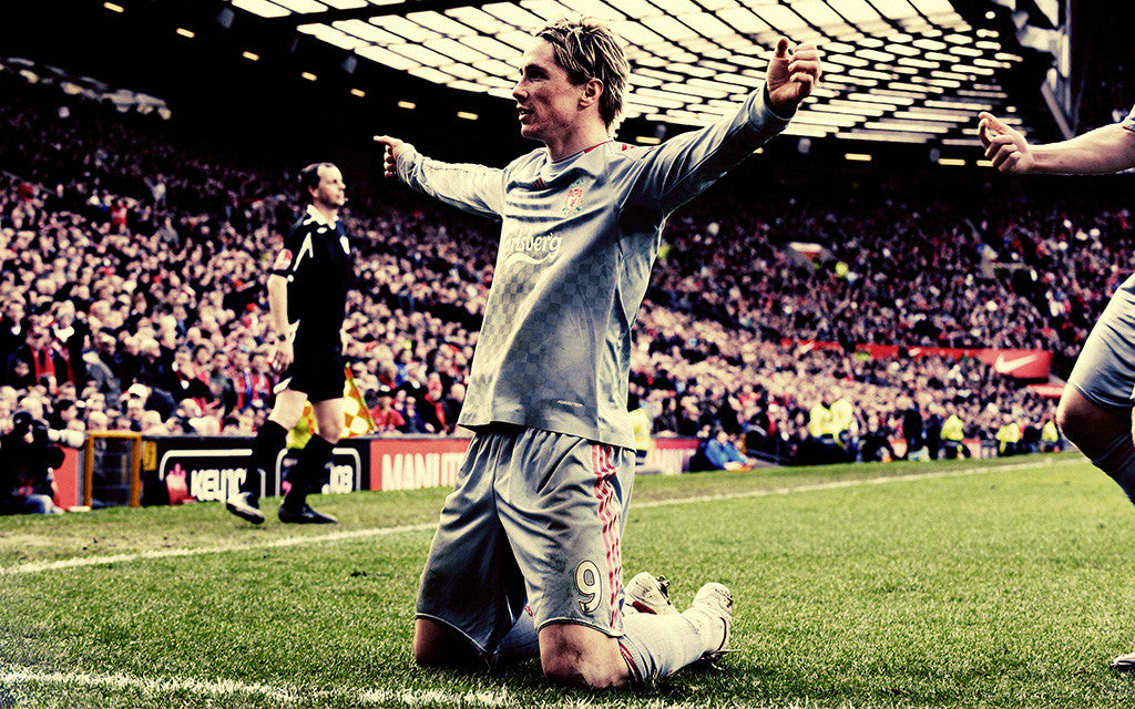 Fernando Torres Victory Football Poster