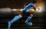 Lionel Messi Football Poster