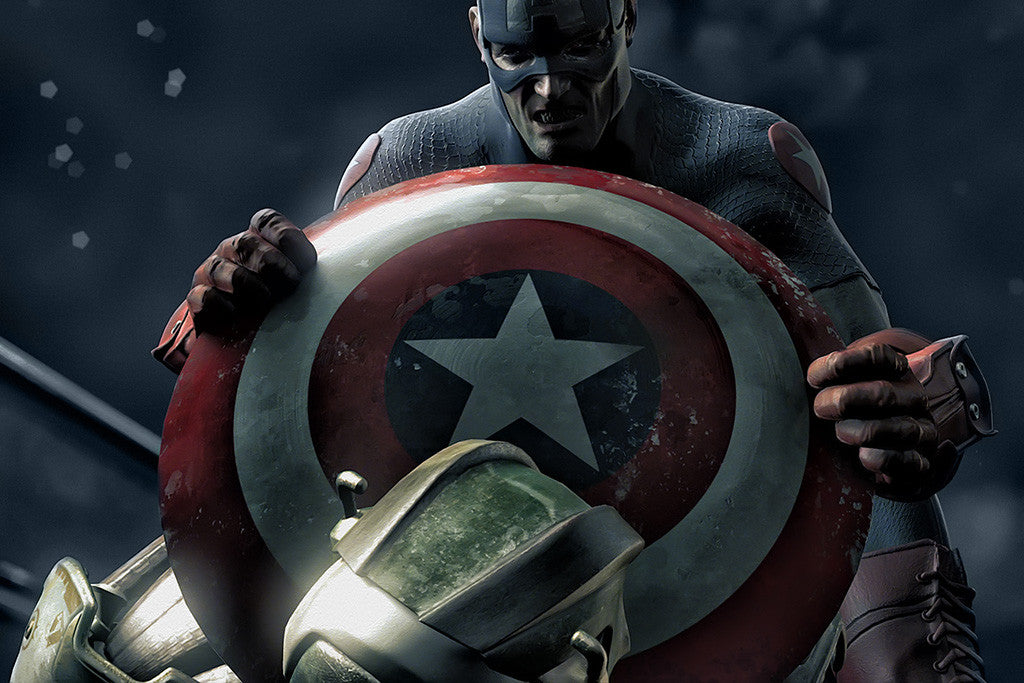 Captain America Comics Poster