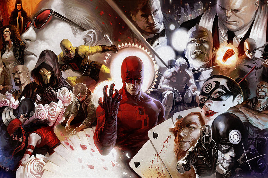 Daredevil Superhero Comics Poster