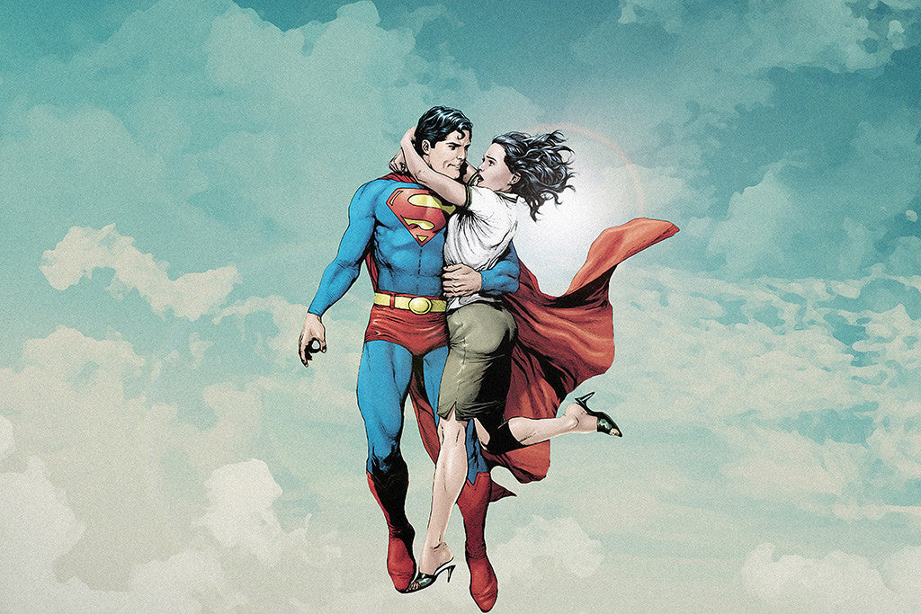 Superman Lois Lane Comics Poster