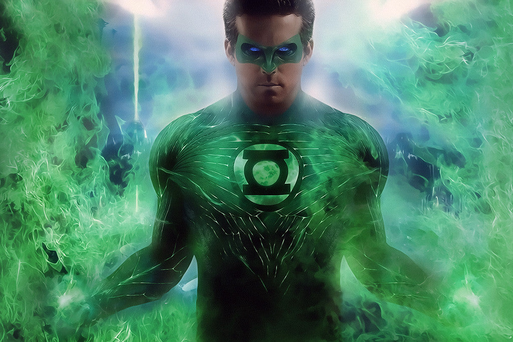 Green Lantern Comics Poster