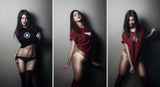 Hot Girl Iron Man Superhero Comics Poster