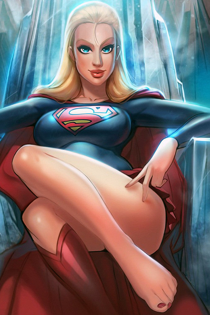 Supergirl Hot Girl Superman Comics Poster